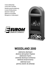 Handleiding Eurom Woodland 2000 Elektrische haard