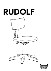 Bruksanvisning IKEA RUDOLF Arbetsstol