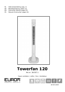 Handleiding Eurom Towerfan 120 Ventilator