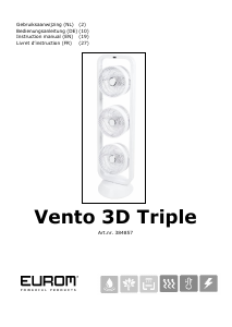 Mode d’emploi Eurom Vento 3D Triple Ventilateur