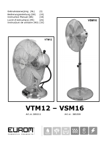Manual Eurom VTM12 Ventilator
