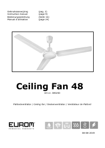 Mode d’emploi Eurom 48 Ventilateur de plafond