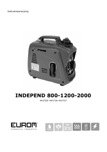 Handleiding Eurom Independ 800 Generator