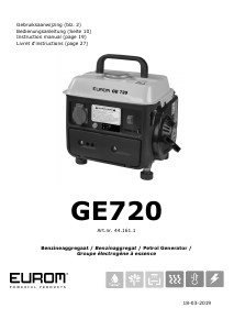 Manual Eurom GE720 Generator