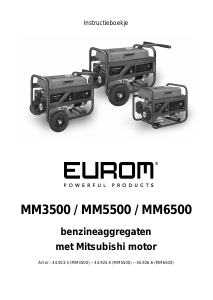 Handleiding Eurom MM6500 Generator