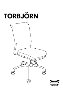 Brugsanvisning IKEA TORBJORN Kontorstol