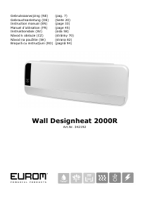 Bedienungsanleitung Eurom Wall Designheat 2000R Heizgerät
