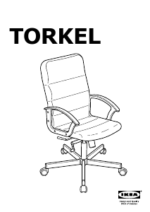 Használati útmutató IKEA TORKEL Irodai szék