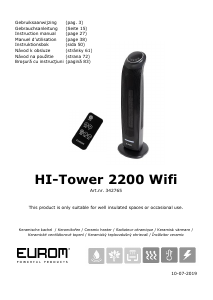 Bedienungsanleitung Eurom HI-Tower 2200 Wifi Heizgerät