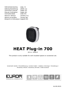 Bedienungsanleitung Eurom Heat Plug-in 700 Heizgerät