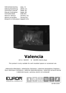 Manual Eurom Valencia Electric Fireplace