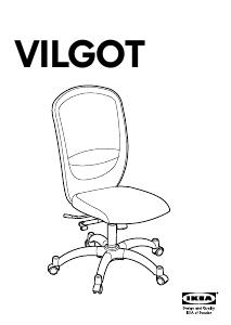 Bruksanvisning IKEA VILGOT Arbetsstol