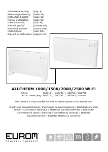 Bedienungsanleitung Eurom Alutherm 2500 WiFi Heizgerät