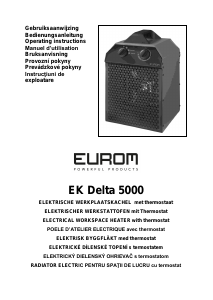 Bedienungsanleitung Eurom EK Delta 5000 Heizgerät