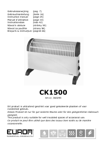 Manual Eurom CK1500 Radiator