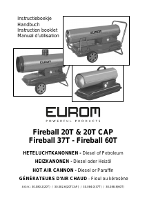 Bedienungsanleitung Eurom Fireball 37T Heizgerät