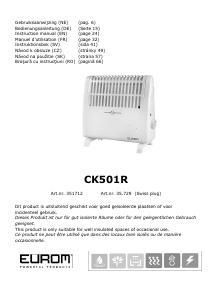 Bedienungsanleitung Eurom CK501R Heizgerät