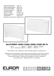 Manual Eurom Alutherm 1000 WiFi Radiator