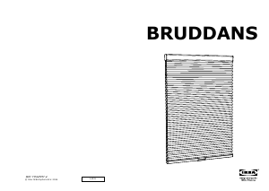 Bruksanvisning IKEA BRUDDANS Rullegardin