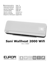 Bedienungsanleitung Eurom Sani-Wallheat 2000 WiFi Heizgerät