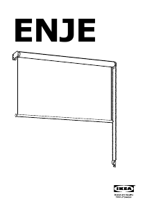 Посібник IKEA ENJE Рулонна штора
