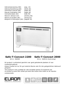 Návod Eurom Safe-T-Convect 2200 Ohrievač