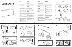 Návod IKEA LISELOTT Roleta