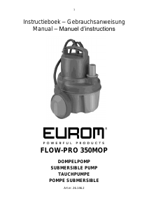 Manual Eurom Flow Pro 350MOP Garden Pump