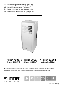 Bedienungsanleitung Eurom Polar 9001 Klimagerät