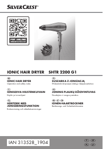 Manual SilverCrest IAN 313528 Hair Dryer