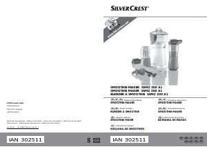 Manuál SilverCrest SSMZ 300 A1 Mixér