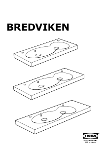 Kullanım kılavuzu IKEA BREDVIKEN Lavabo