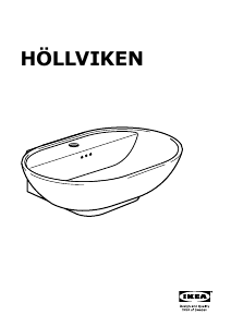 Εγχειρίδιο IKEA HOLLVIKEN Νεροχύτης