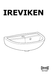 Manual IKEA IREVIKEN Lavatório