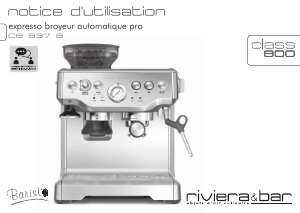 Mode d’emploi Riviera and Bar CE 837 A Machine à expresso