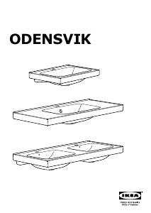 Manuál IKEA ODENSVIK Umyvadlo