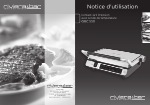 Mode d’emploi Riviera and Bar QGC 550 Grill