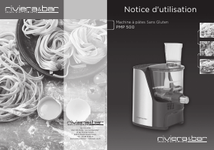 Mode d’emploi Riviera and Bar PMP 500 Machine à pâtes