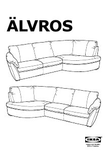 Bruksanvisning IKEA ALVROS Soffa