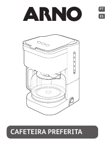 Manual Arno CM225DB1 Cafeteira Preferita Máquina de café