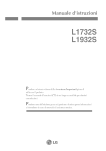 Manuale LG L1932S-BF Monitor LCD