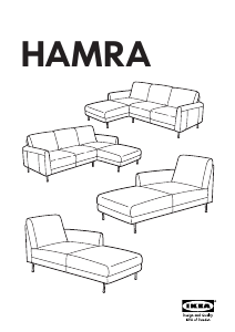 Priročnik IKEA HAMRA Zofa