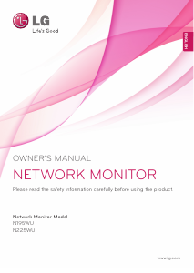 Handleiding LG N195WU-PN LED monitor