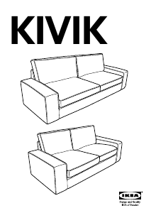 Εγχειρίδιο IKEA KIVIK Καναπές