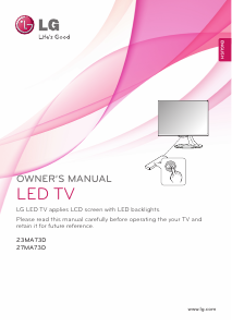 Bruksanvisning LG 23MA73D-PR LED skärm