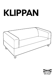Εγχειρίδιο IKEA KLIPPAN Καναπές