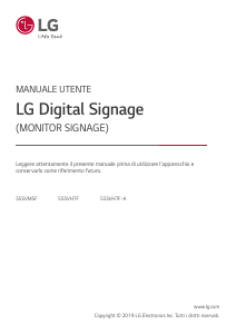 Manuale LG 55SVH7F-A Monitor LED