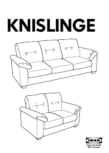 Kasutusjuhend IKEA KNISLINGE Diivan