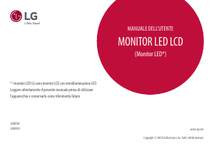 Manuale LG 32QK500-W Monitor LED