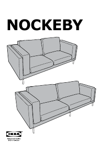 Manual de uso IKEA NOCKEBY Sofá